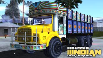 Bussid Indian Livery Horn Mod ポスター