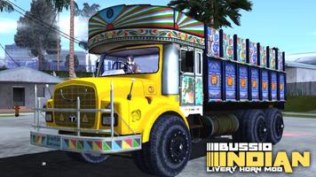 Bussid Indian Livery Horn Mod पोस्टर