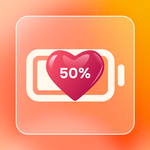 Cute Emoji Battery Widget icon