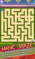 Manic Maze - Maze escape Affiche