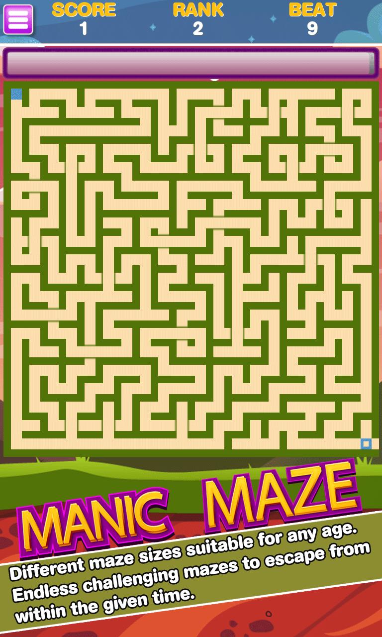 Manic Maze Maze Escape For Android Apk Download - timeless maze roblox