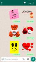 I am Sorry Stickers for WhatsApp - WAStickerApps Affiche