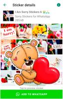 Sorry Stickers স্ক্রিনশট 2
