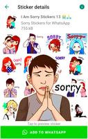 Sorry Stickers স্ক্রিনশট 3