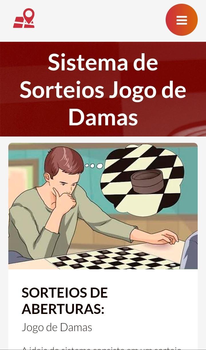 Jogo de Damas - Estudos das Aberturas Jogo de Damas