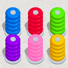 Puzzle Game: Color Hoop Sort ícone