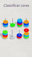 Puzzle Game: Color Hoop Sort Cartaz