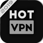Black Hot VPN : Free Super Fast Secure VPN Proxy icône