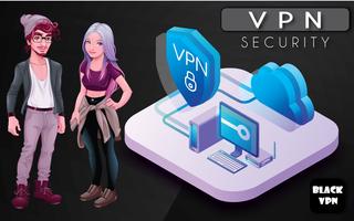 Black Hot VPN : Free Super Fast Secure VPN Proxy Affiche