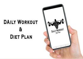 Daily Workout & Diet Plan Plakat