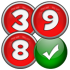 Consecutive numbers puzzle icon