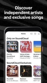 برنامه‌نما SoundCloud عکس از صفحه