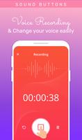 Voice changer: Voice editor - Funny sound effects Affiche