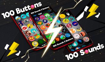 100 Sounds Buttons SoundBoard ảnh chụp màn hình 3