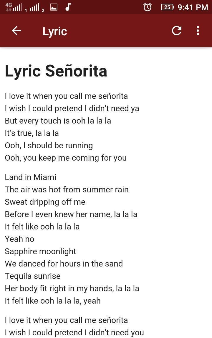 Текст песни сеньорита. Señorita текст. Senorita перевод. Сеньорита текст. Señorita слова песни.