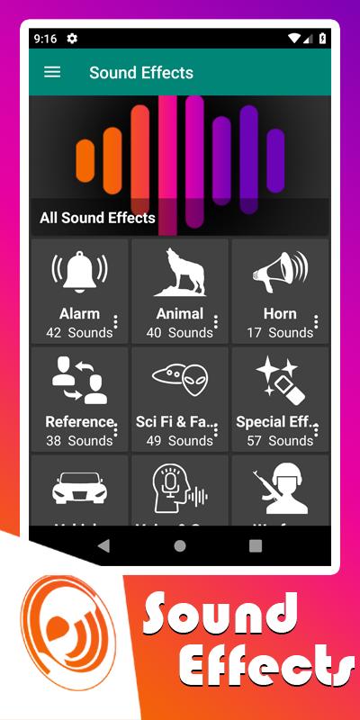 Sigma звук. Звуковые эффекты для андроид. Приложение с звуковыми эффектами андроид. Андроид эффекты пользователь аудио. Sound Effect.
