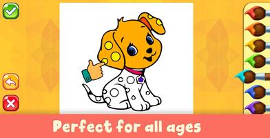 Easy Coloring for Kids پوسٹر