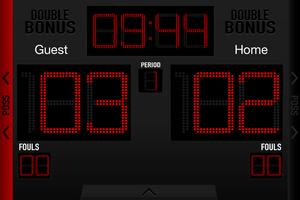 Basketball Scoreboard plakat