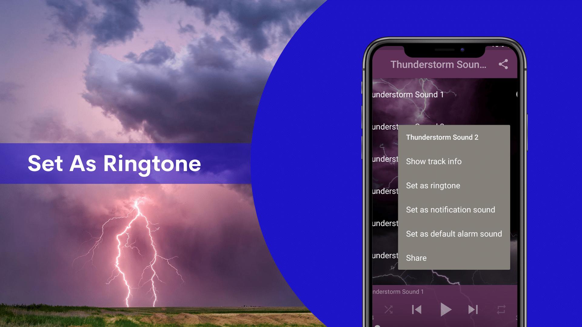 Thunderstorm Sound Rain Thunder Sounds For Android Apk Download - roblox thunderstorm