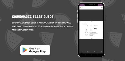 SoundMAGIC E11BT Guide Plakat