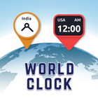 World clock ana & digi widget Zeichen