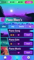 Piano Bluey's Tiles Game 海報