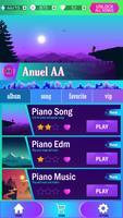 Anuel AA Piano Game Tiles Affiche