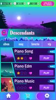 Piano Descendants 4 Tiles Game poster
