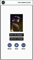 برنامه‌نما Tony Robbins Quotes عکس از صفحه