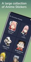 anime stickers for whatsapp Affiche