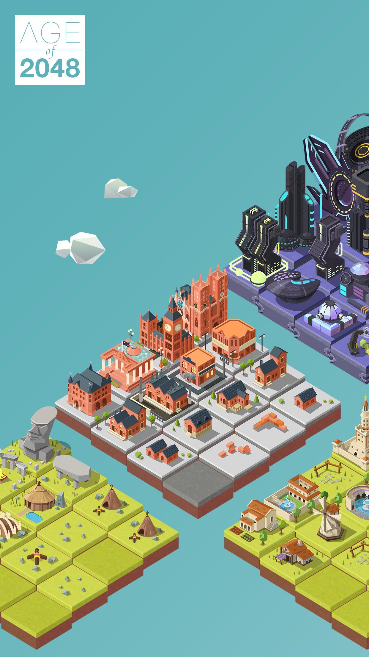 Android용 에이지 오브 2048®: 문명 도시 머지 게임 Apk 다운로드
