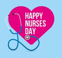 HAPPY NURSES DAY WISHES CARD poster