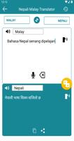 Malay Nepali Translator capture d'écran 1