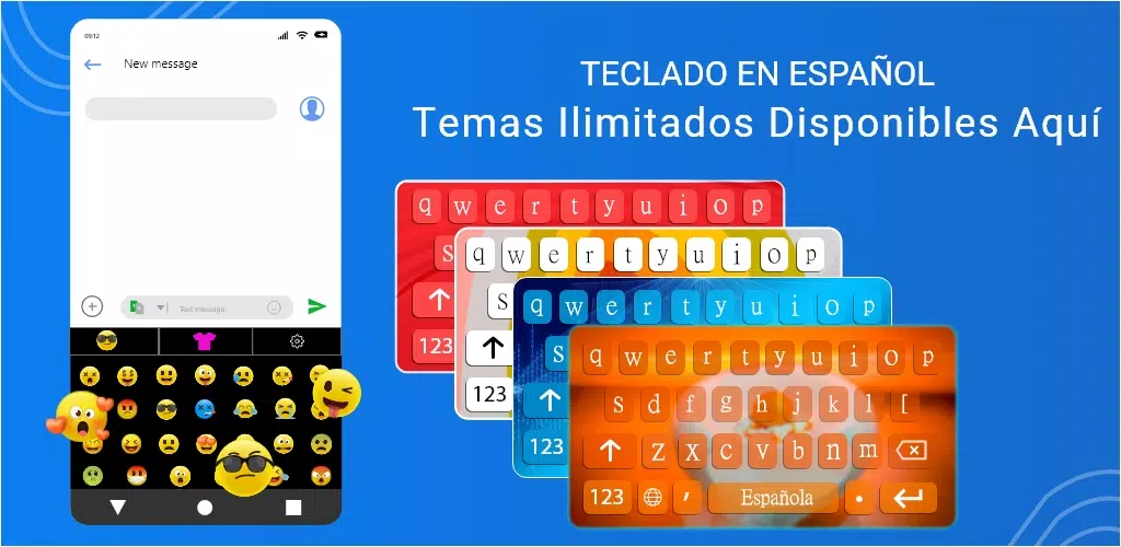 Descarga de APK de Teclado español inglés para Android