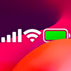 Transparent iOS X - Status Bar icono