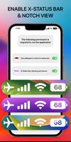Transparent iOS X - Status Bar تصوير الشاشة 1