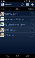 1 Schermata WebDrive, File Transfer Client