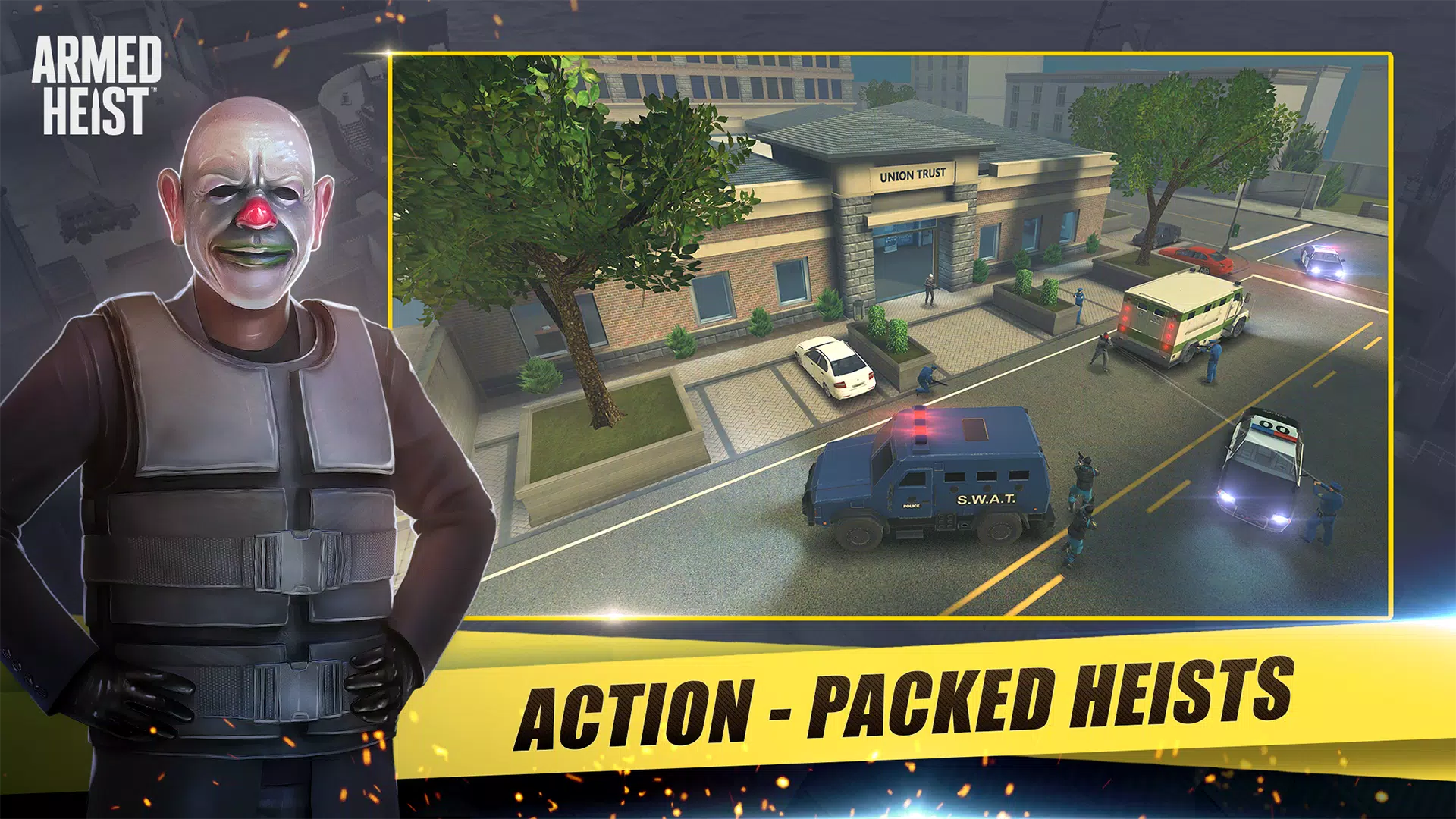 تحميل لعبة Armed heist مهكرة للاندرويد أخر إصدار Armed heist mobile mod apk