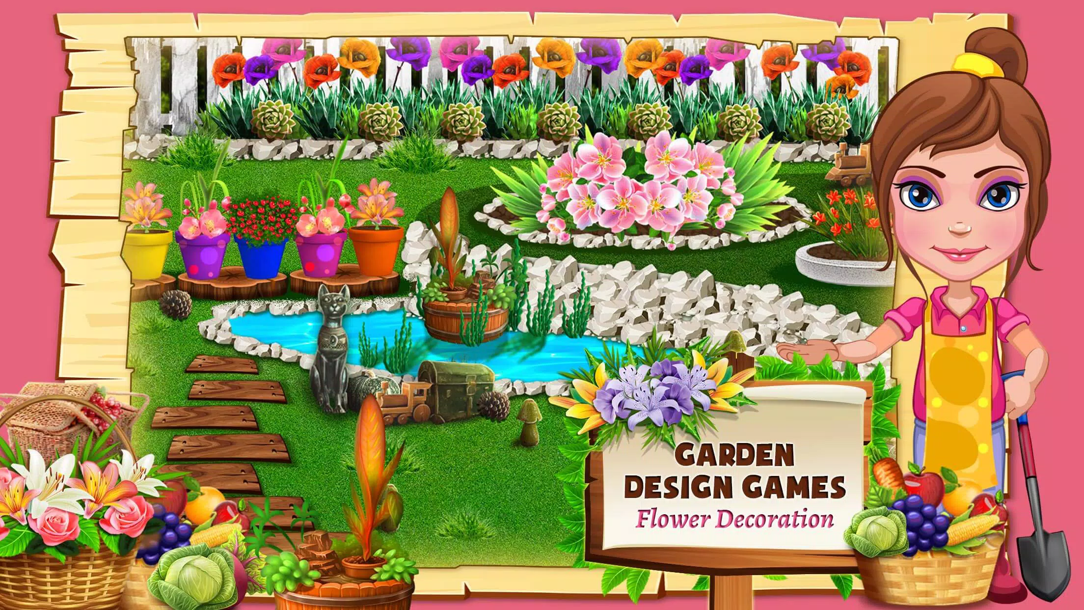 Lily's Flower Garden - Garden Cleaning Games APK for Android Download