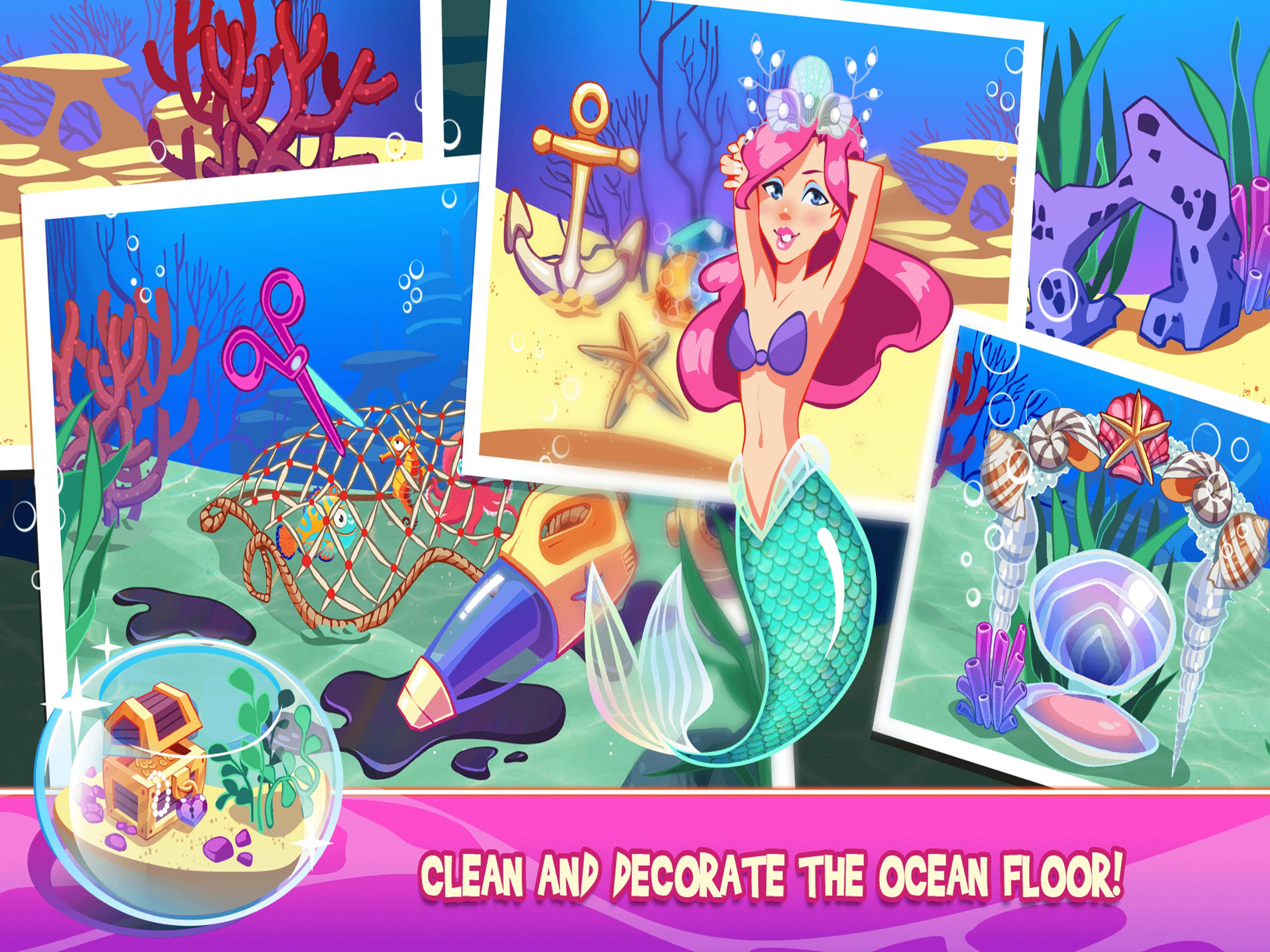 Mermaid Princess Adventure Girl Games For Android Apk Download - mermaid princess pink roblox hair free