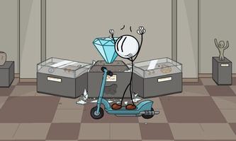 Stickman Diamond Mission poster