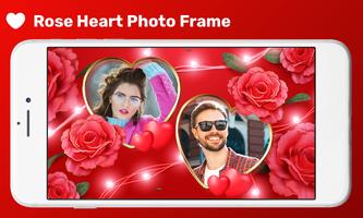 Rose Heart Photo Frame poster