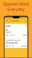 Spanish Word of the Day اسکرین شاٹ 1