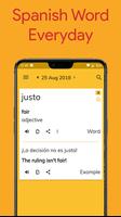 Spanish Word of the Day capture d'écran 1