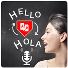 English - Spanish Speech Translator, Audio to Text icône