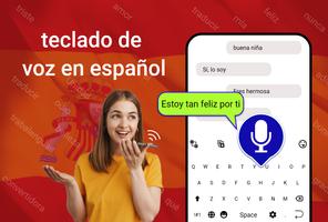 Teclado de voz en español Poster