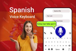 Easy Spanish Voice Keyboard Affiche