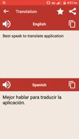 English Spanish Voice Translator Speak & Translate স্ক্রিনশট 2