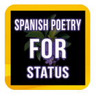 spanish poetry for status icône