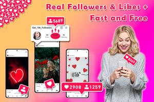 Get Real Followers Fast Likes Plakat